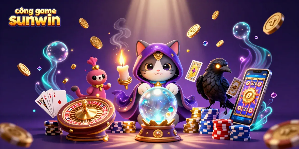 Experience the vibrant world of cổng game sunwin with mystical characters and dynamic casino elements.